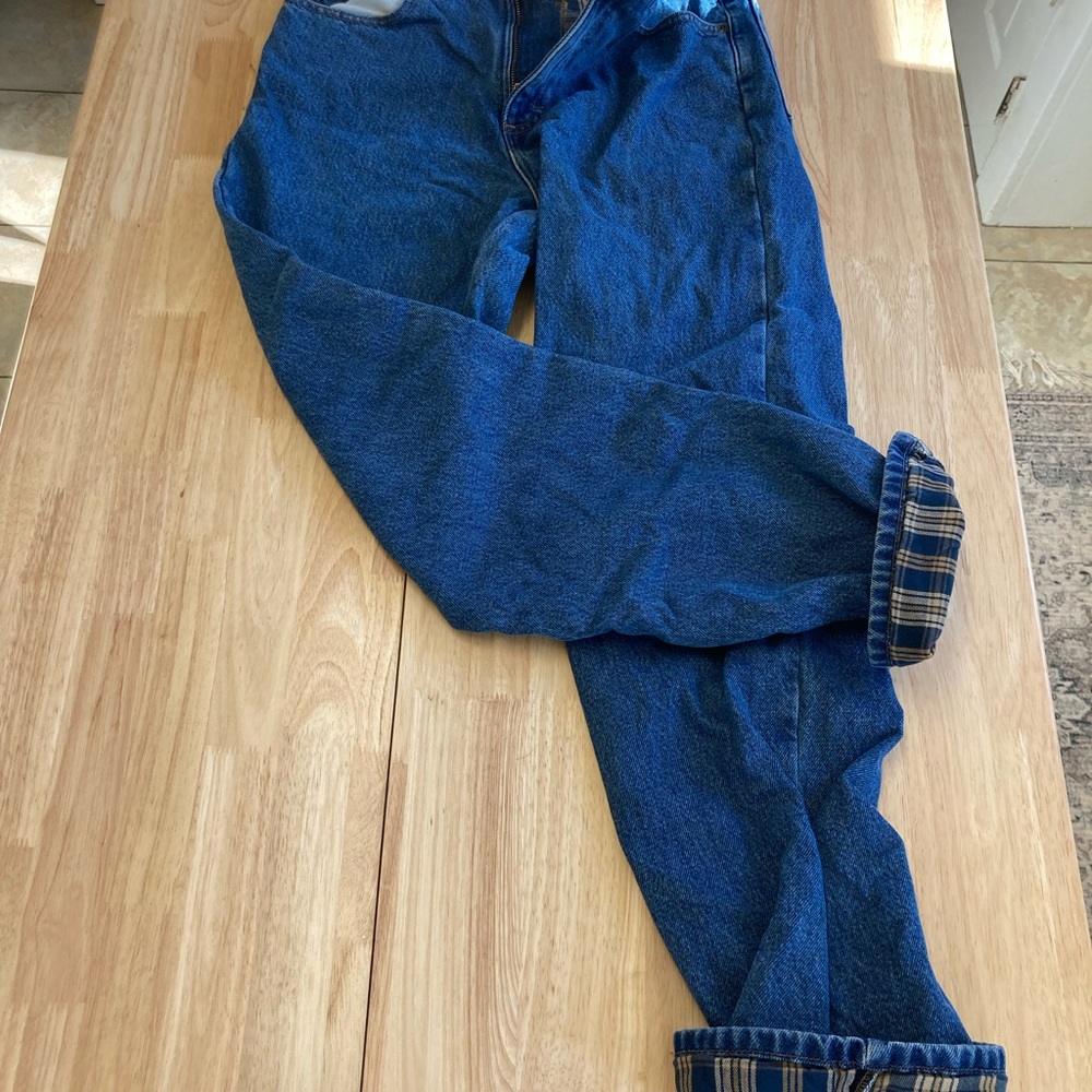 LL BEAN flannel lined jeans 30x30 Never worn.